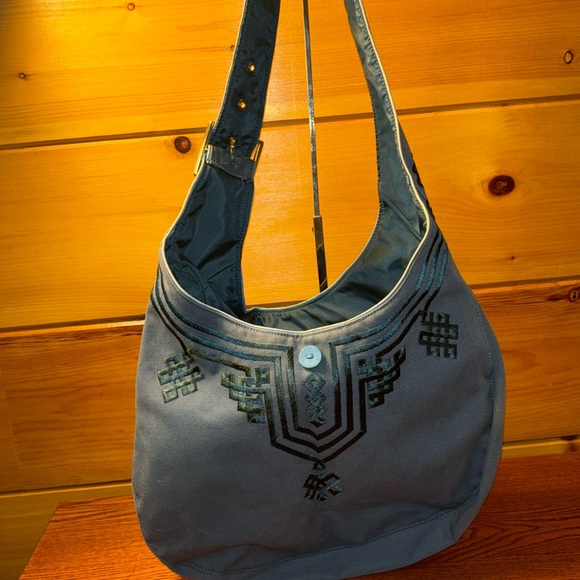 Serena & Lily blue shoulder bag - Picture 1 of 5